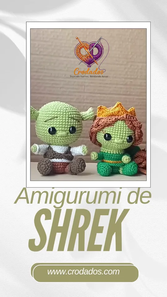 Amigurumis de Crodados en movimiento