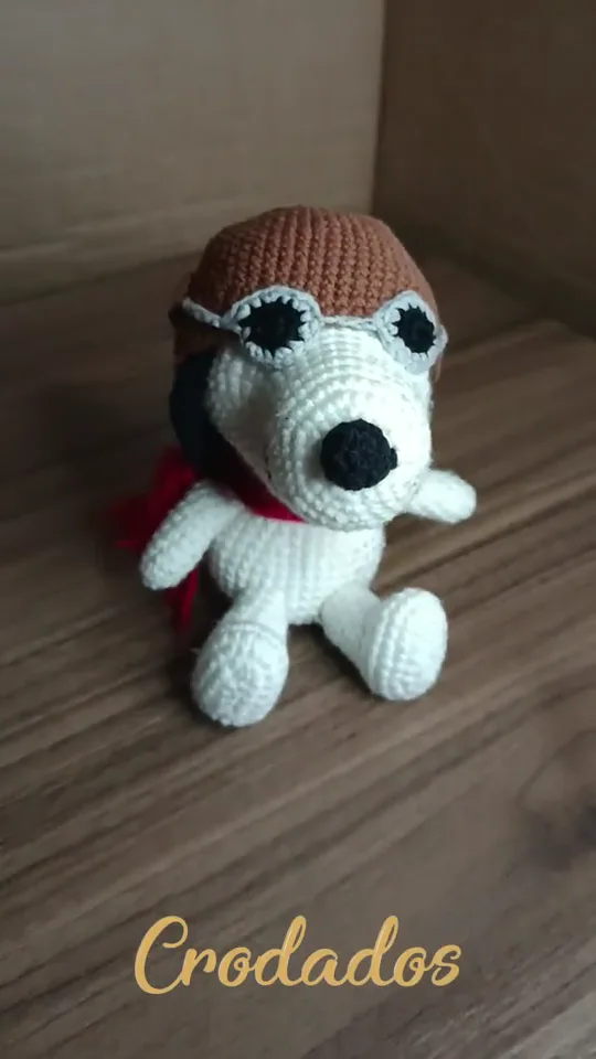 Amigurumis de Crodados en movimiento